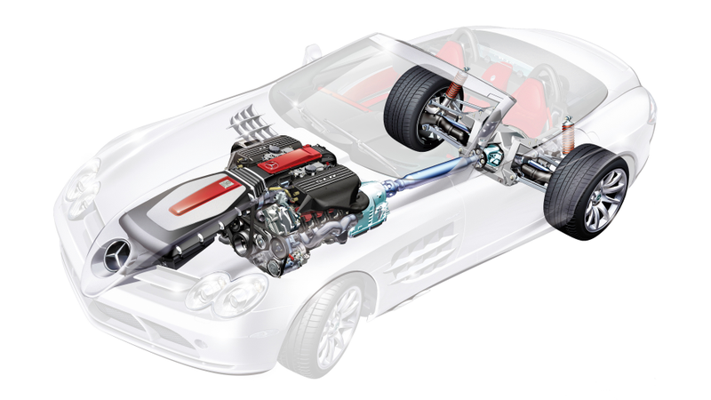 Illustration for article titled My Mercedes C32 AMG and the Mercedes SLR McLaren Have the Same Transmission, So I'm Basically God Now